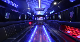 Slaterville Springs NY party bus for 3 to 20 passengers, fun for nightlife and celebrations